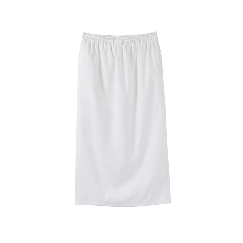 סט שני חלקים אלגנטי חצאית מידי ובלייזר בעיצוב מחויט ויוקרתי - PAS