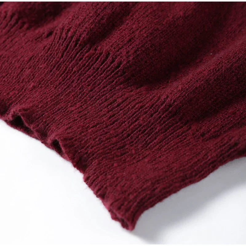 סט שני חלקים סרוג חולצת אובר סייז וחצאית מיני - יעלה