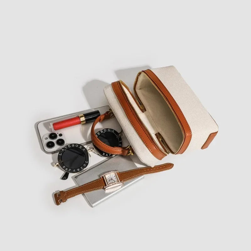 Lucie תיק קאנבס בוקס אלגנטי